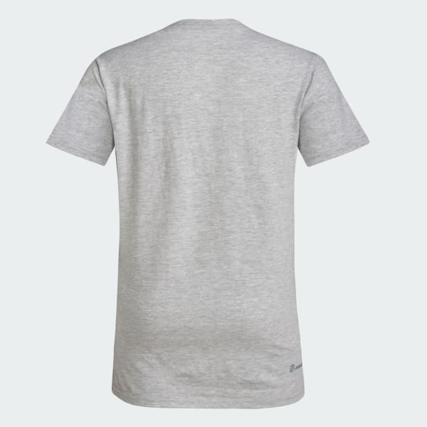 Tee shirt adidas gris hot sale