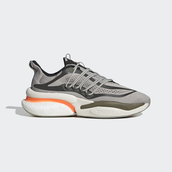 Grey Alphaboost V1 Shoes