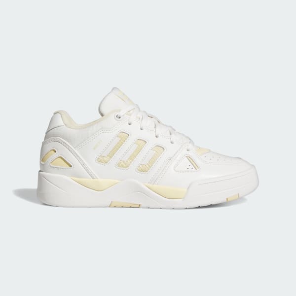 White Midcity Low Shoes
