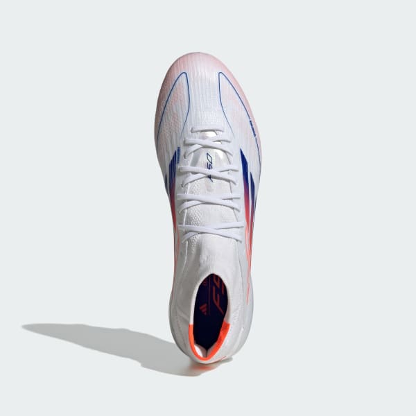 Blanco Chimpunes F50 Elite Corte MedioTerreno Firme