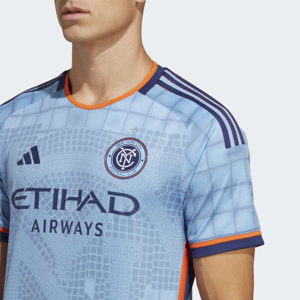 adidas New York City FC 23/24 Home Authentic Jersey - Blue, Men's Soccer