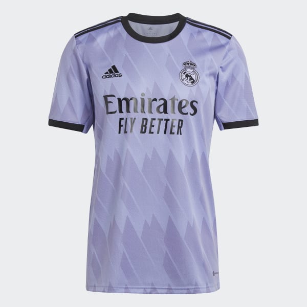 Violeta Jersey Uniforme de Visitante Real Madrid 22/23 KMM32