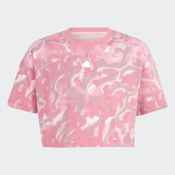 Camisetas adidas niño rosas hotsell