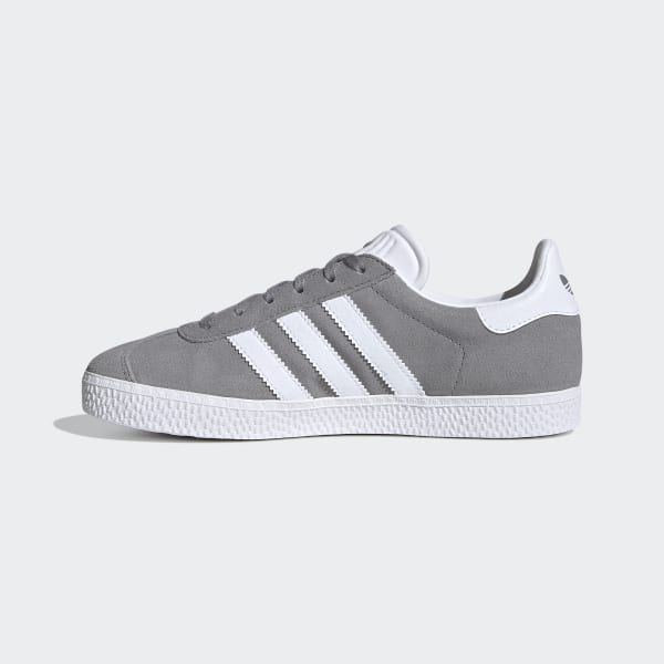 Adidas light grey gazelle trainers youth discount