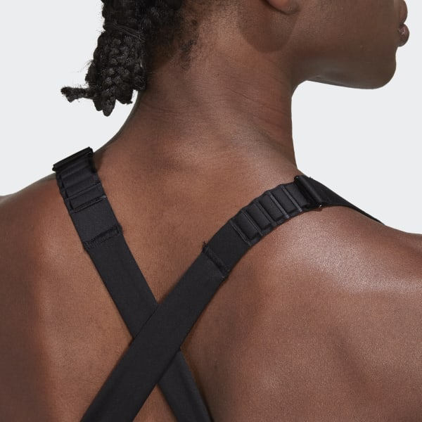 adidas FastImpact Luxe Run High-Support Bra - Black