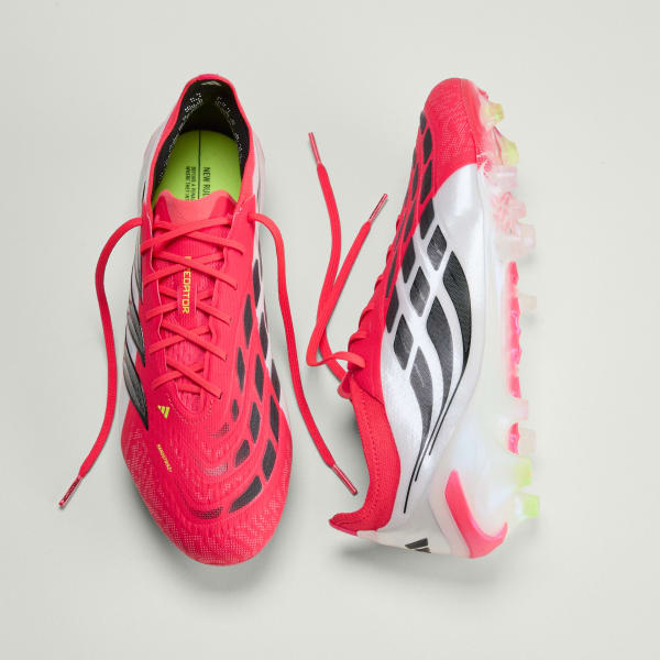 rouge Chaussure de football Predator Elite Terrain souple
