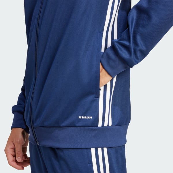 adidas Tiro 25 Essentials Training Jacket - Blue | Free