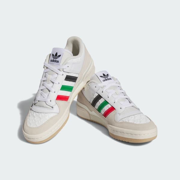 White Forum Low CL Shoes