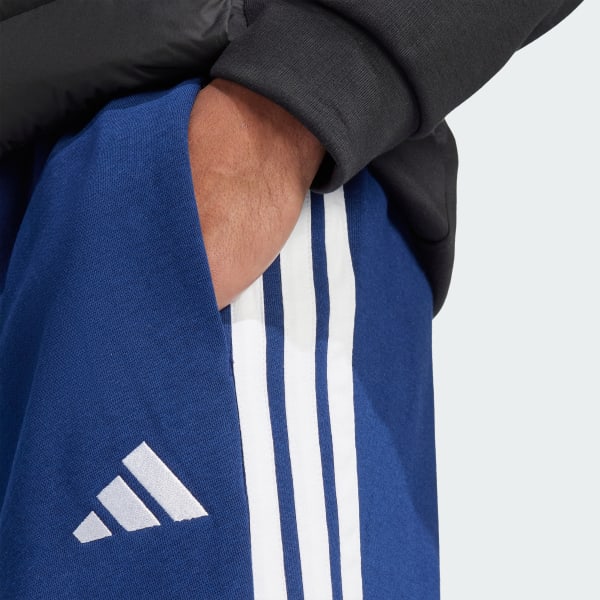 Essentials 3-Stripes Open Hem Fleece Pants