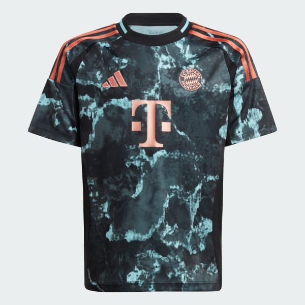 Negro Jersey Visitante FC Bayern 24/25 Niños