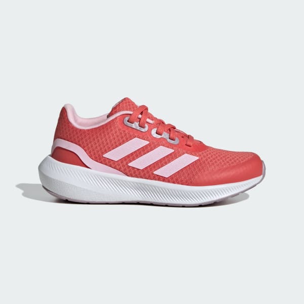 adidas RunFalcon 3 Lace Shoes - Red | adidas UK