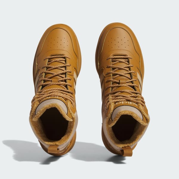 Gelb Hoops 3.0 Mid Lifestyle Basketball Classic Fur Lining Winterized Schuh