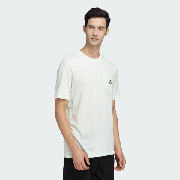 Green adidas Logo Tee