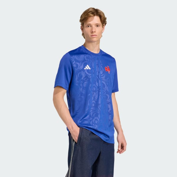 Bleu T-shirt Supporter France
