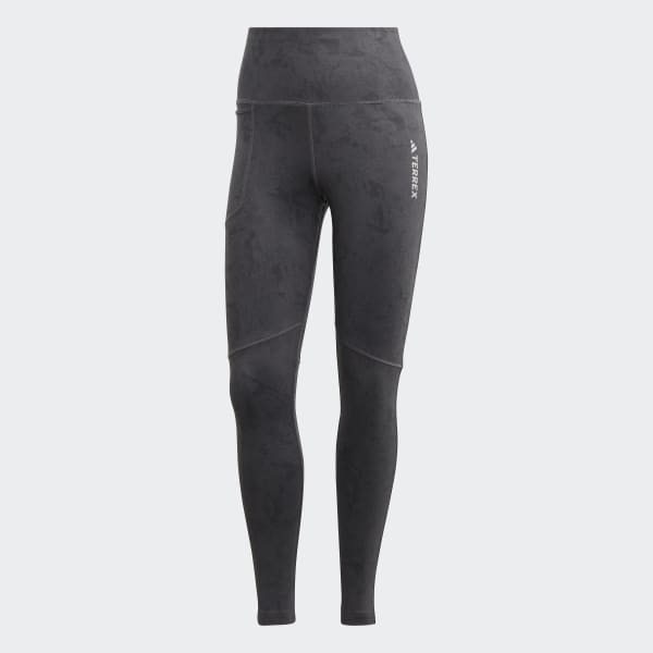 adidas TERREX Multi Allover Print Hiking Leggings - US Women\'s | adidas Grey 