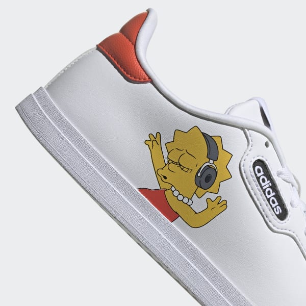 Blanco Tenis adidas Courtpoint Base Los Simpsons KYY94