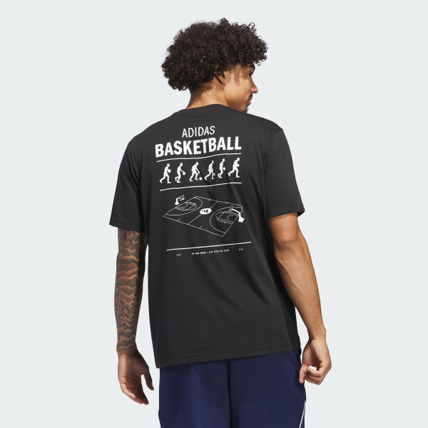 Black adidas Basketball Tee
