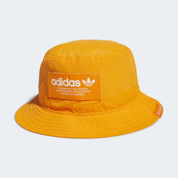 adidas Three Stripe Life Bucket Hat - Orange | unisex Lifestyle | adidas US