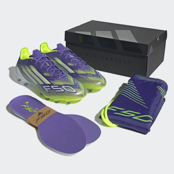 adidas F50＋F Gワールドカップカラー限定モデル adidas F50 League Mid FG/MG Blue Fusion Lucid Lemon Lucid