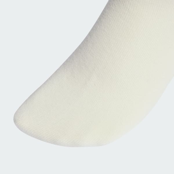 Blanco Calcetines a Media Pantorrilla 3 Franjas, Paquete de 3 Pares