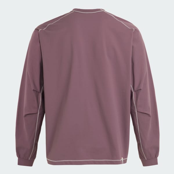 パープル DAY//Ø 長袖Tシャツ