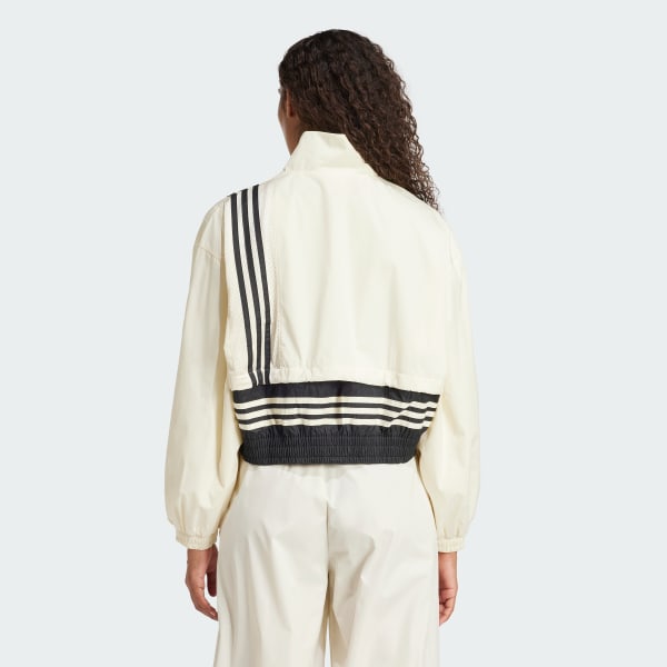 White Adibreak Woven Two-In-One Track Top