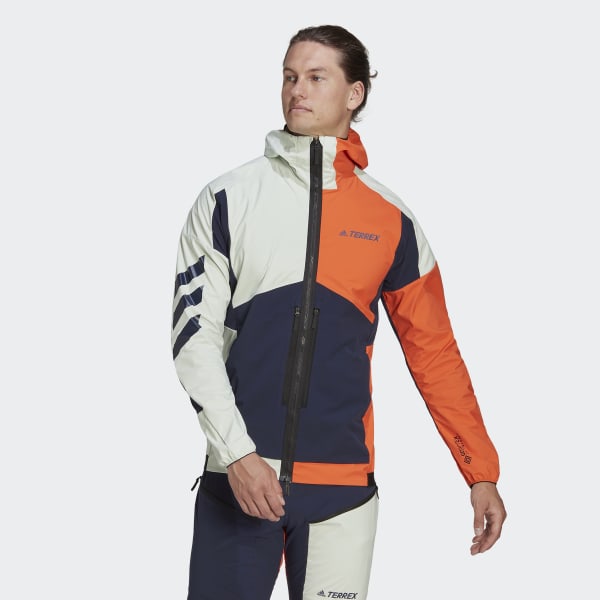 Orange Terrex Skyclimb Gore Soft Shell Ski Touring Jacket A8875