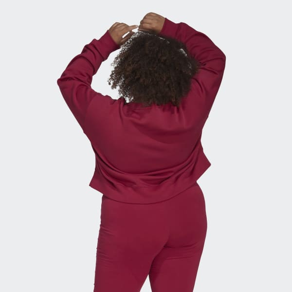 rouge Sweat-shirt Adicolor Essentials Crew (Grandes tailles) N4176