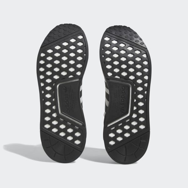 Weiss NMD_R1 V2 Schuh