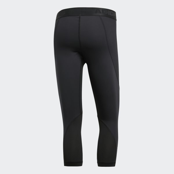 Đen Quần Alphaskin Sport 3/4