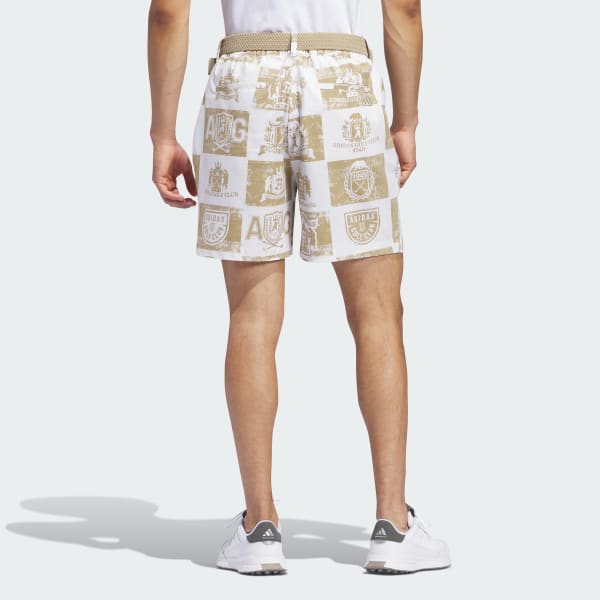 Beige Go-To Printed Shorts