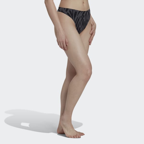 Black Active Micro-Flex Thong Underwear HPO41