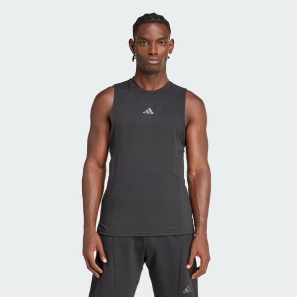 adidas AEROREADY HIIT Graphic Tank Top Black adidas Thailand
