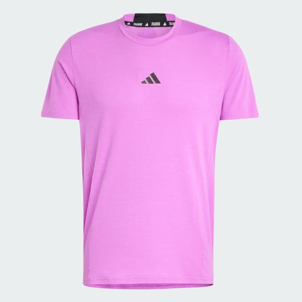 adidas Designed for Training Workout Tee Purple Free Shipping with adiClub adidas US