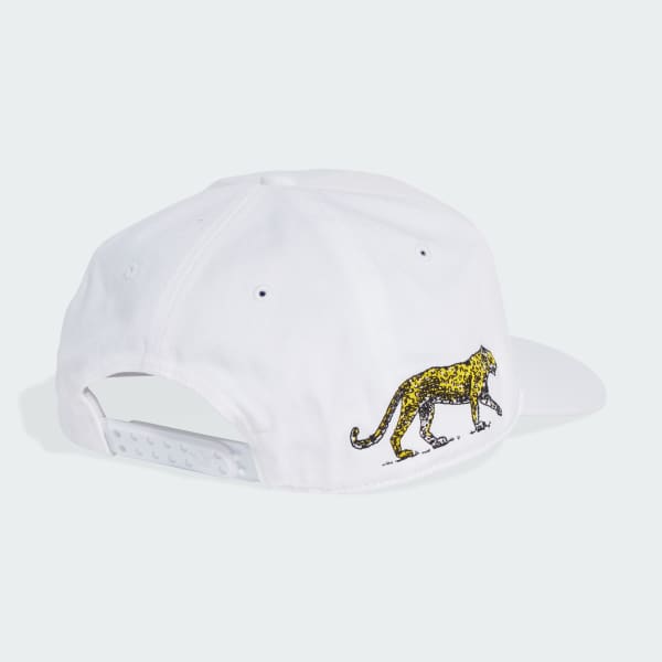 White Graphic Cap