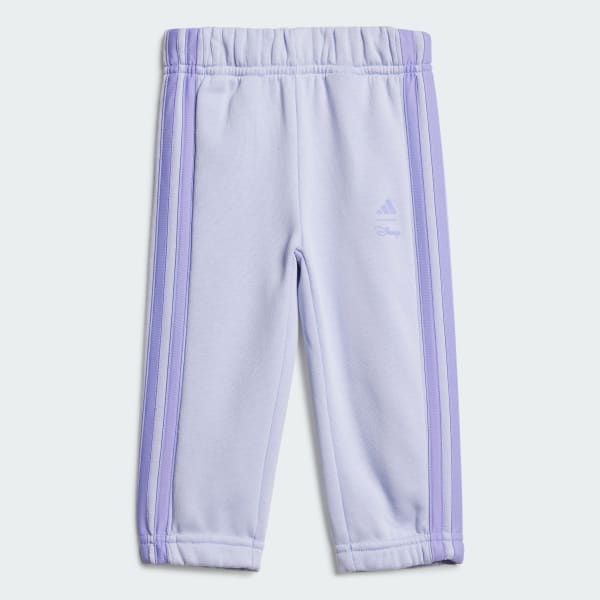 สีม่วง ชุดเสื้อและกางเกงจ็อกเกอร์ adidas Disney Lilo & Stitch สำหรับเด็ก