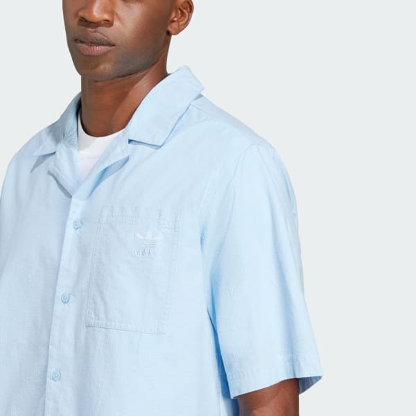 Essentials Seersucker Short Sleeve Shirt