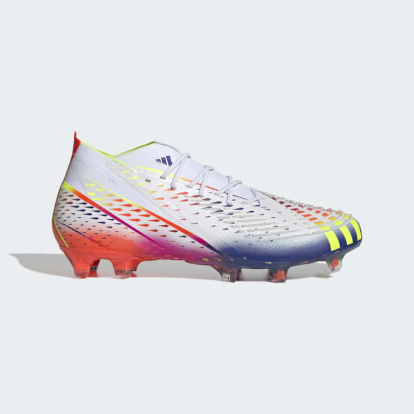 Blanco Calzado de Fútbol Predator Edge.1 Terreno Firme