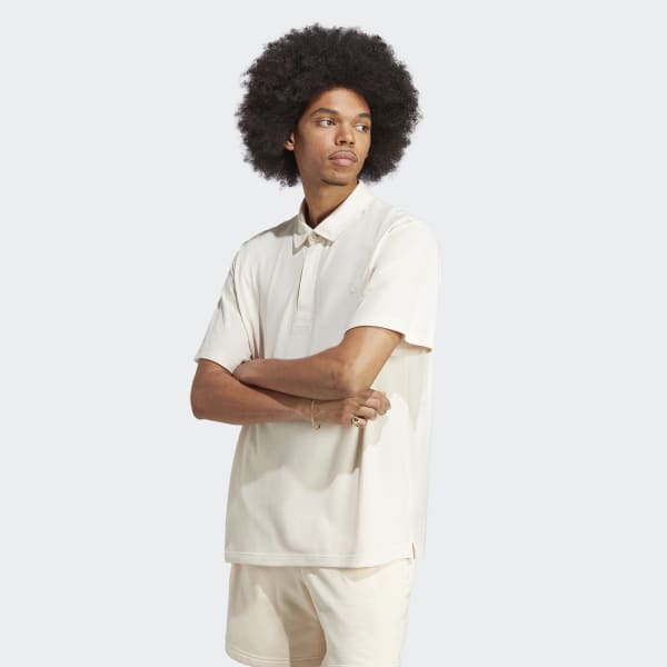 infinito Cámara combate adidas Premium Essentials Polo Shirt - Beige | Men's Lifestyle | adidas US