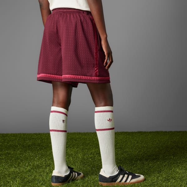 Burgundy Jude Bellingham Knit Shorts