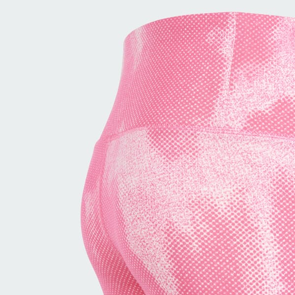 Pink Future Icons Allover Print Cotton 7/8 Leggings