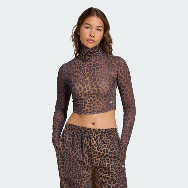 veelkleurig Leopard Longsleeve