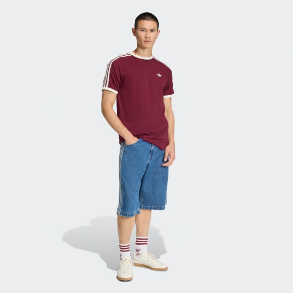 Bordeaux T-SHIRT 3 STRIPES