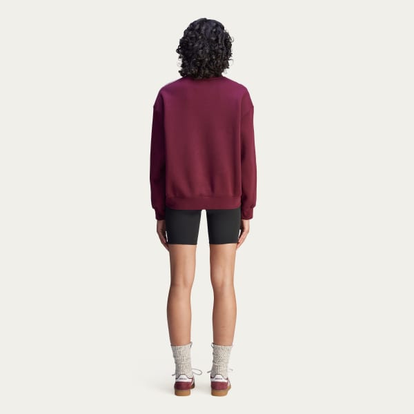Burgundy adidas x Sporty & Rich Sweatshirt