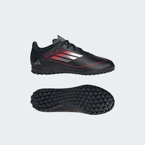 Negro Zapatos de Fútbol F50 Club Pasto sintético Niños