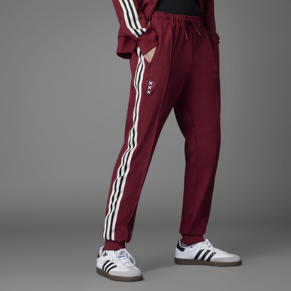 【美品】adidas トラックパンツ　バーガンディ アディダス プレミアム・トラック・パンツ - バーガンディ