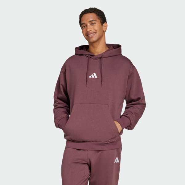 Burgundy Essentials Feelcozy Fleece Hoodie