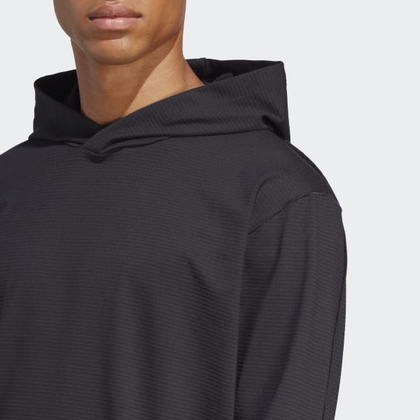 Svart Yoga Graphic Training Hoodie