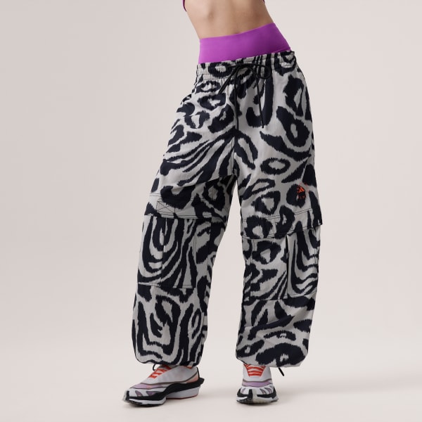 ホワイト adidas by Stella McCartney ウーブンプリントトラックパンツ