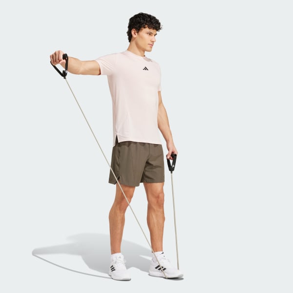 Rosa Designed for Training Workout T-skjorte